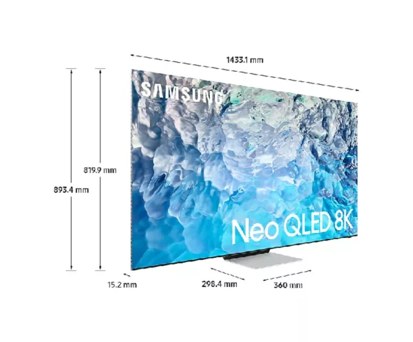 Samsung QE65QN900BTXZT Qn900B Smart-tv 65 "qled 8k - edelstahl – Bild 7