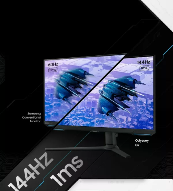 Samsung LS28BG700EPXEN Odyssey G7 28-zoll-uhd-gaming-monitor – schwarz – Bild 7