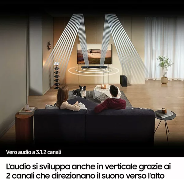 Samsung HW-Q600C/ZF Soundbar mit subwoofer – 3.1.2 kanal – schwarz – Bild 6