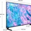 Samsung UE50CU7090UXZT Crystal 50'' udh 4k led smart tv – schwarz – Bild 11