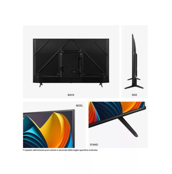 Hisense 43E7NQ Qled 43" 4k ultra hd smart tv - dunkelgrau – Bild 5