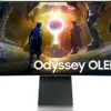 Samsung LS34DG850SUXEN Odissey G8 34'' wqhd gebogener oled-monitor – silber